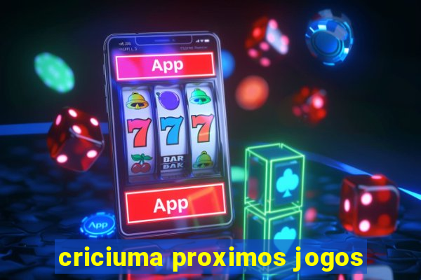 criciuma proximos jogos