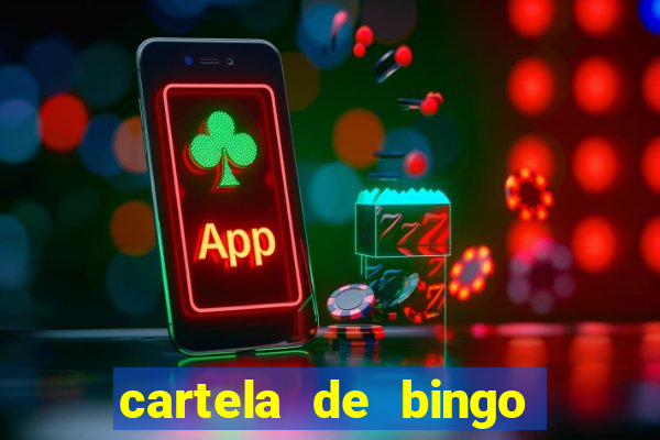 cartela de bingo cha de panela