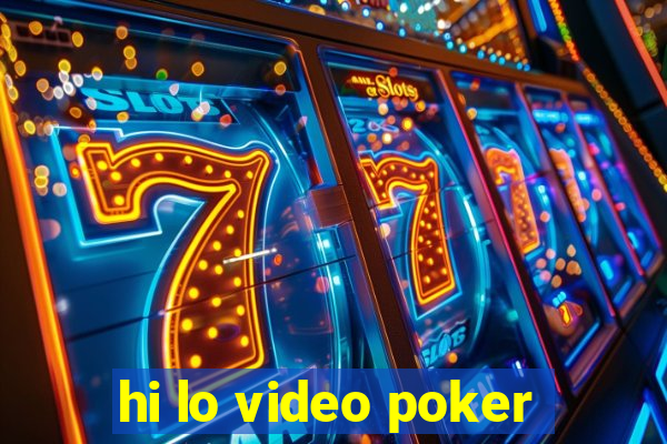 hi lo video poker