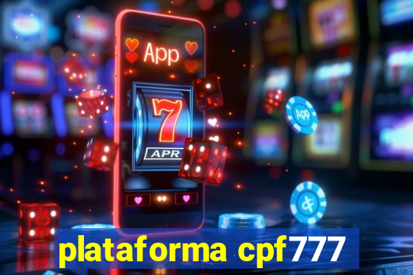 plataforma cpf777