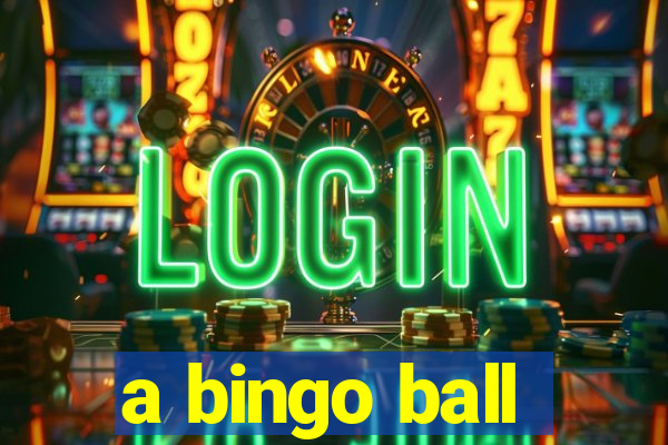 a bingo ball