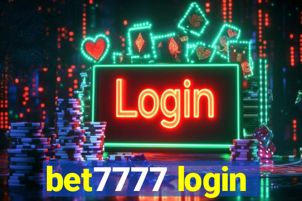 bet7777 login