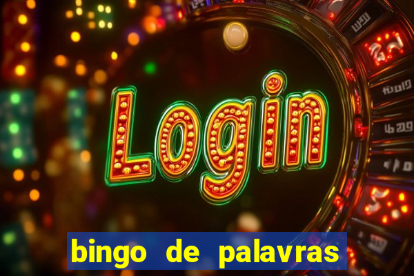 bingo de palavras de natal