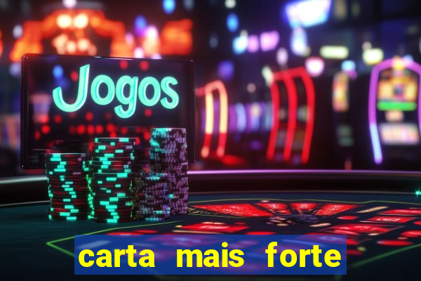 carta mais forte do poker