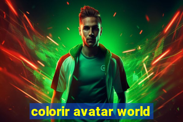 colorir avatar world