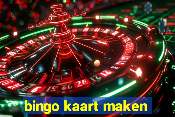 bingo kaart maken