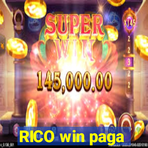 RICO win paga