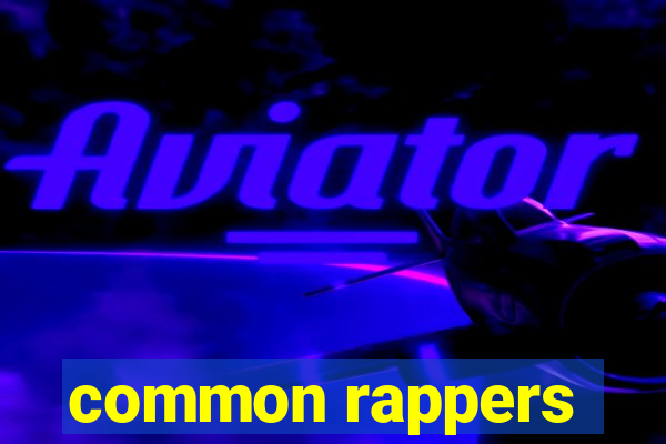 common rappers