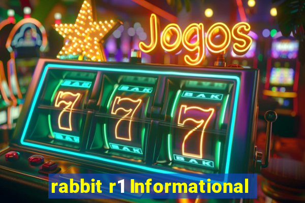 rabbit r1 Informational