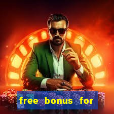 free bonus for online casino