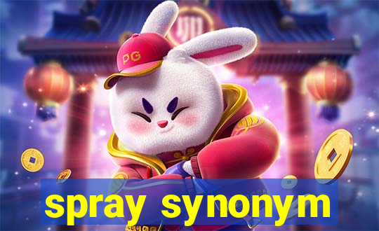 spray synonym