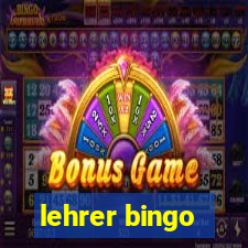 lehrer bingo