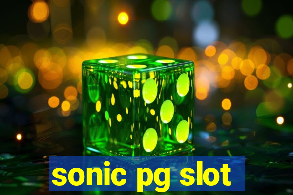 sonic pg slot