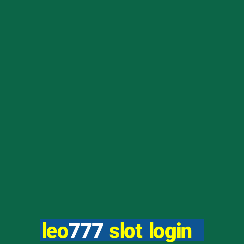 leo777 slot login