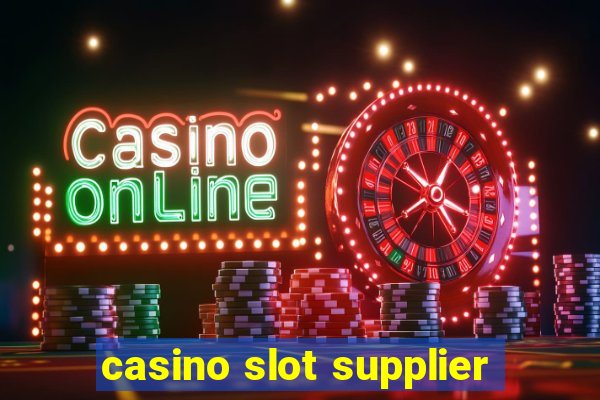 casino slot supplier