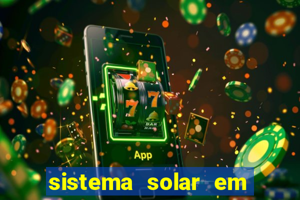 sistema solar em tempo real