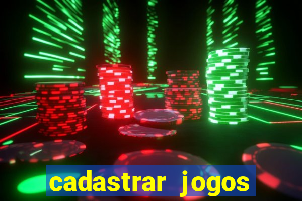 cadastrar jogos online caixa