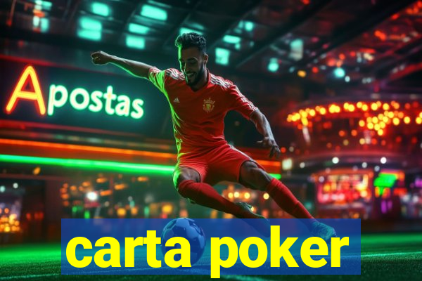 carta poker