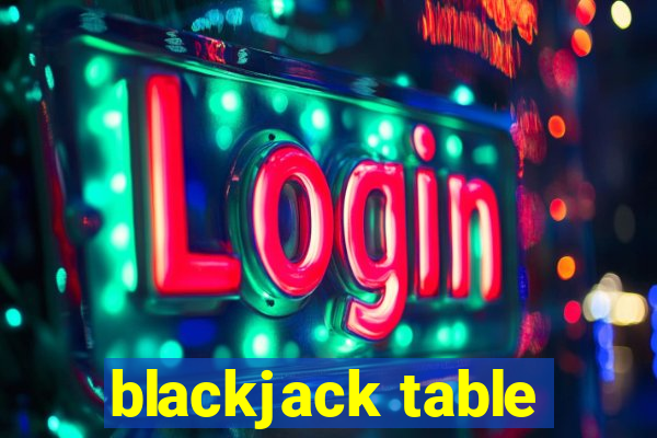 blackjack table