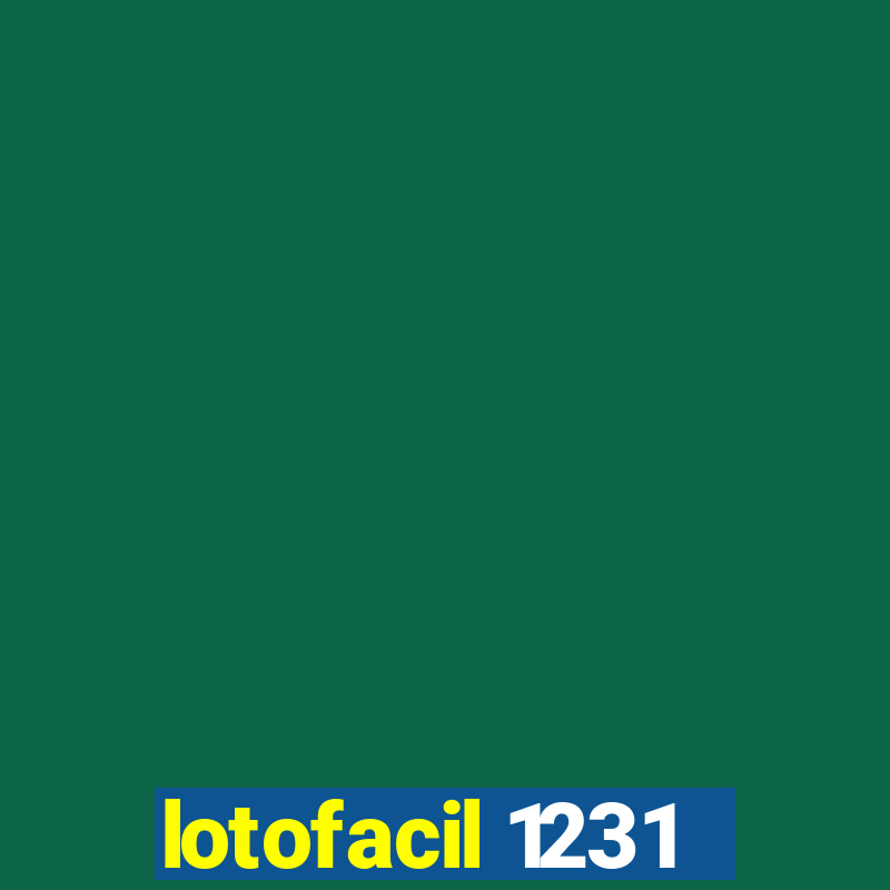 lotofacil 1231