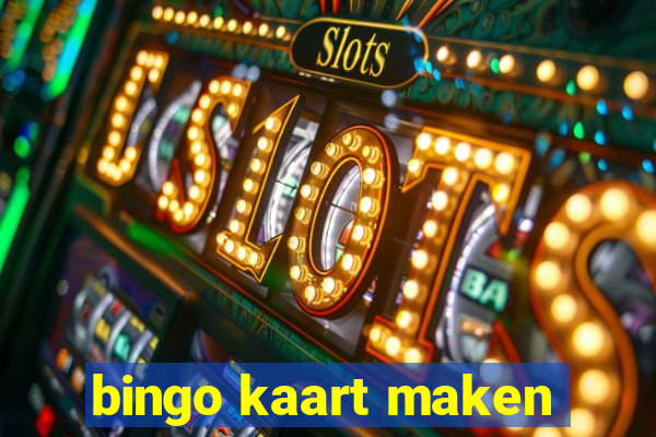 bingo kaart maken