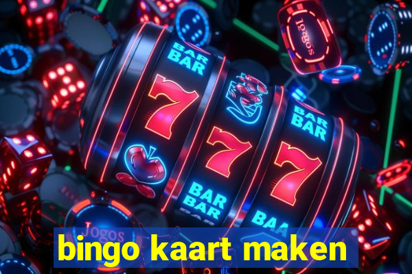 bingo kaart maken