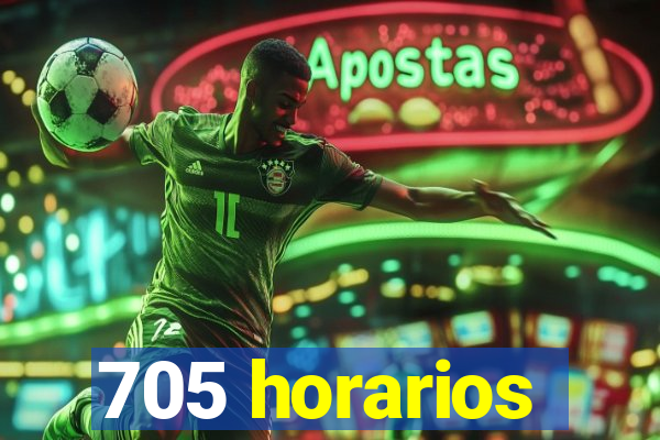 705 horarios