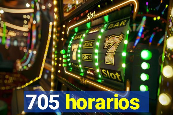 705 horarios