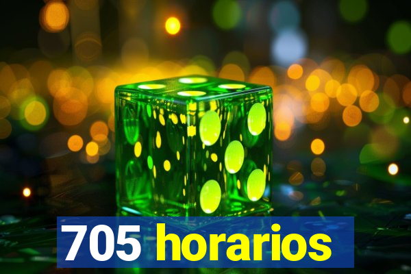 705 horarios