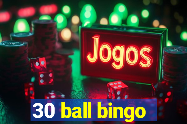 30 ball bingo