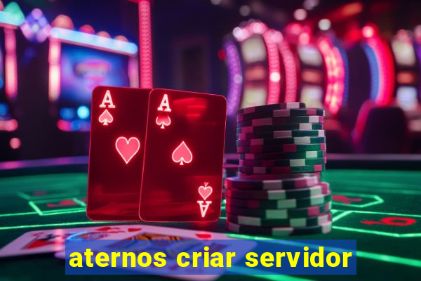 aternos criar servidor