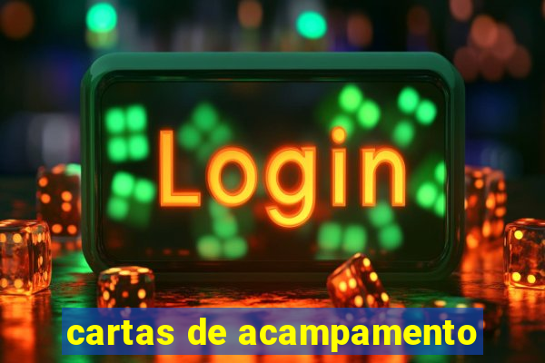 cartas de acampamento