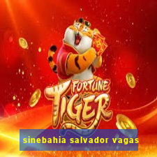sinebahia salvador vagas