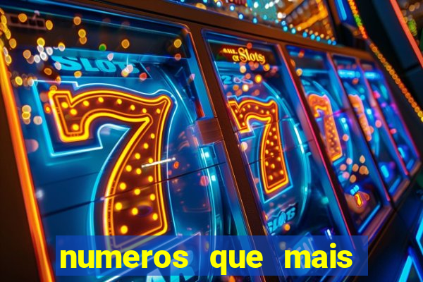 numeros que mais saem no minas cap