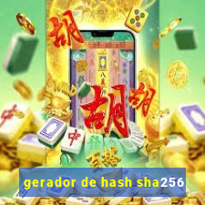 gerador de hash sha256