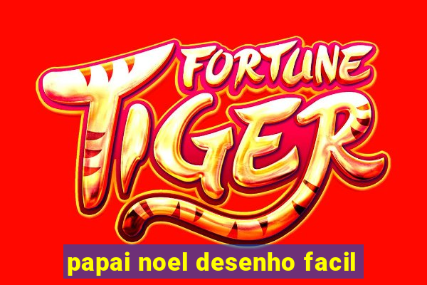 papai noel desenho facil