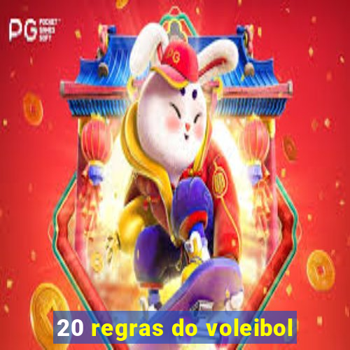 20 regras do voleibol