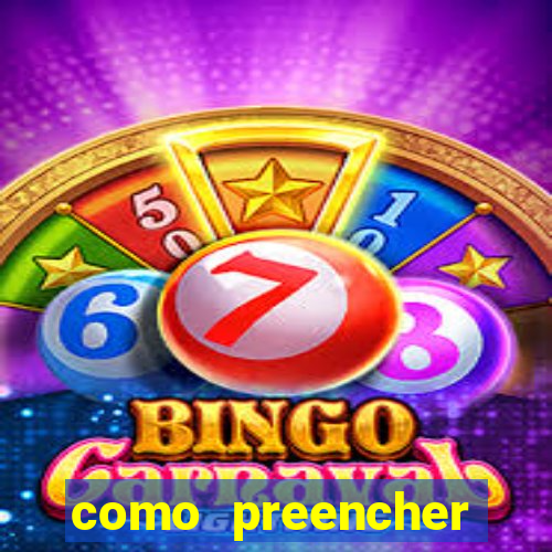 como preencher recibo de pagamento