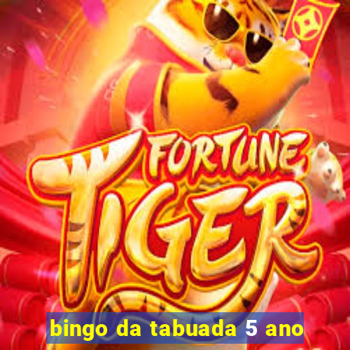 bingo da tabuada 5 ano