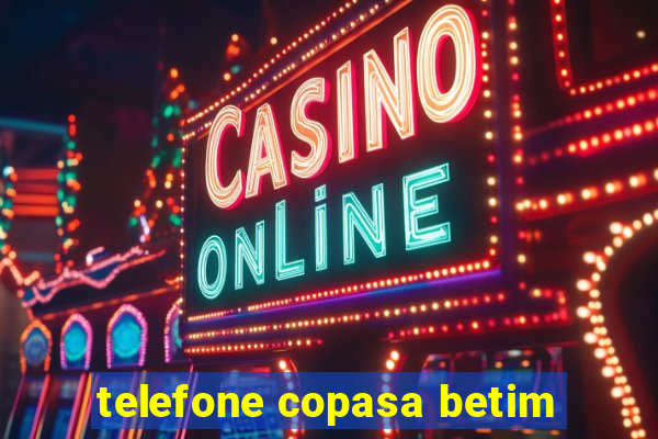 telefone copasa betim